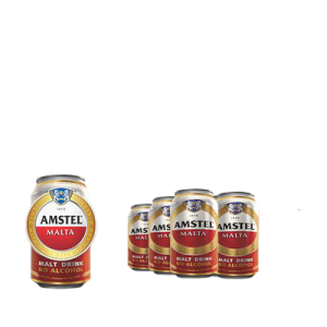 Amstel Malt Drink Can – 33cl x6
