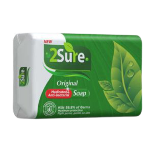 2sure Original Medicated Anti-bacterial Soap – 120g