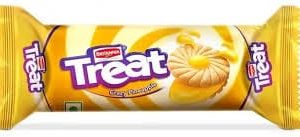 Britannia Treat Crazy Pineapple Sandwich Biscuits 100gm