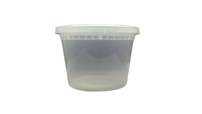 16oz Heavy Duty Deli Container with Lids Combo 240ct