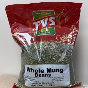 TVS WHOLE MUNG BEANS 2KG
