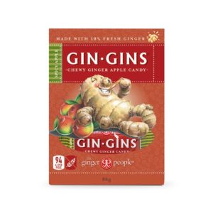Gin Gins Spicy Apple Ginger Chews Candy 84g **