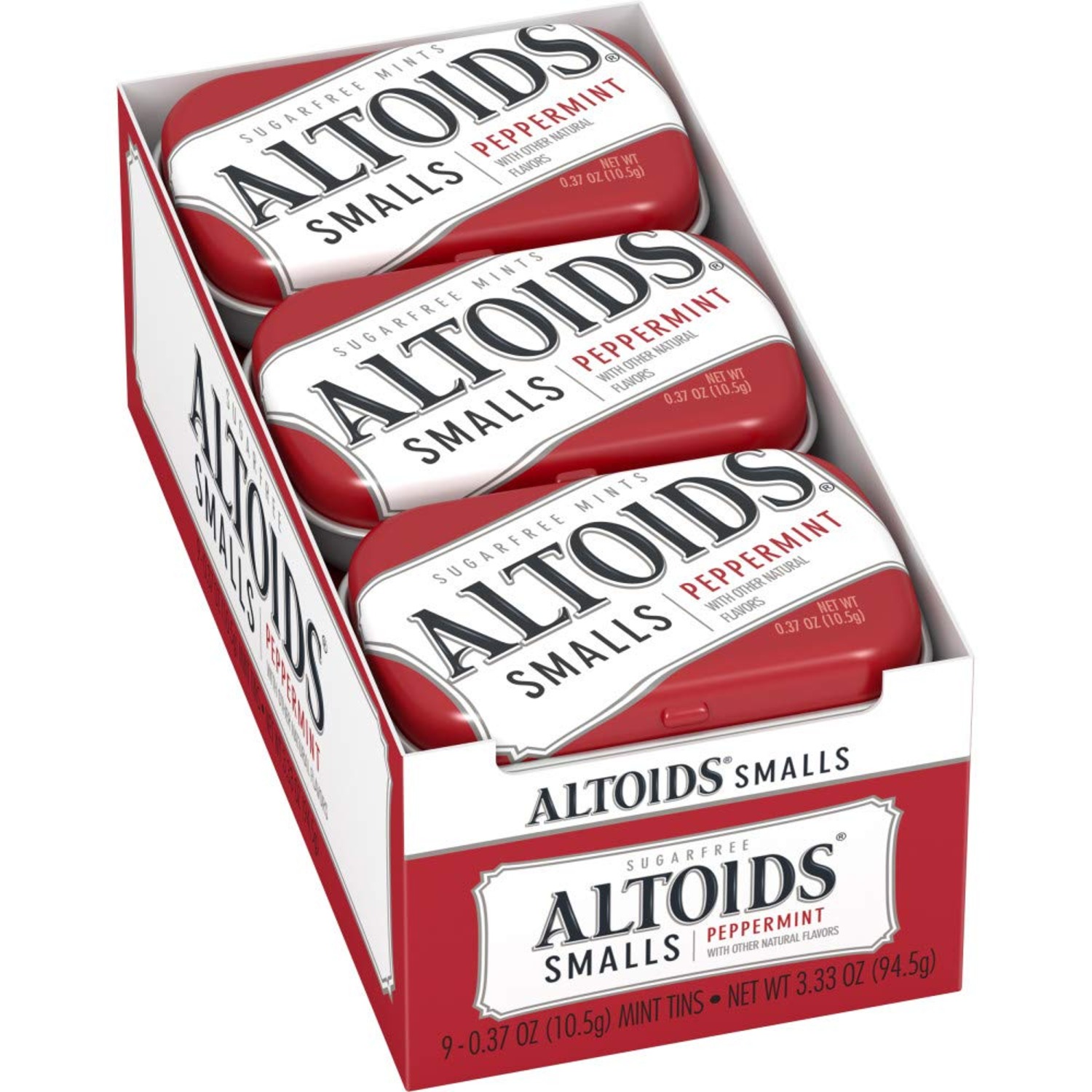 ALTOIDS Smalls Peppermint Breath Mints Hard Candy, 0.37 oz Each, Pack of 9 - Image 2