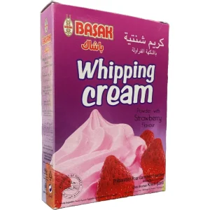 Basak Whipped Cream with Strawberry 150gr