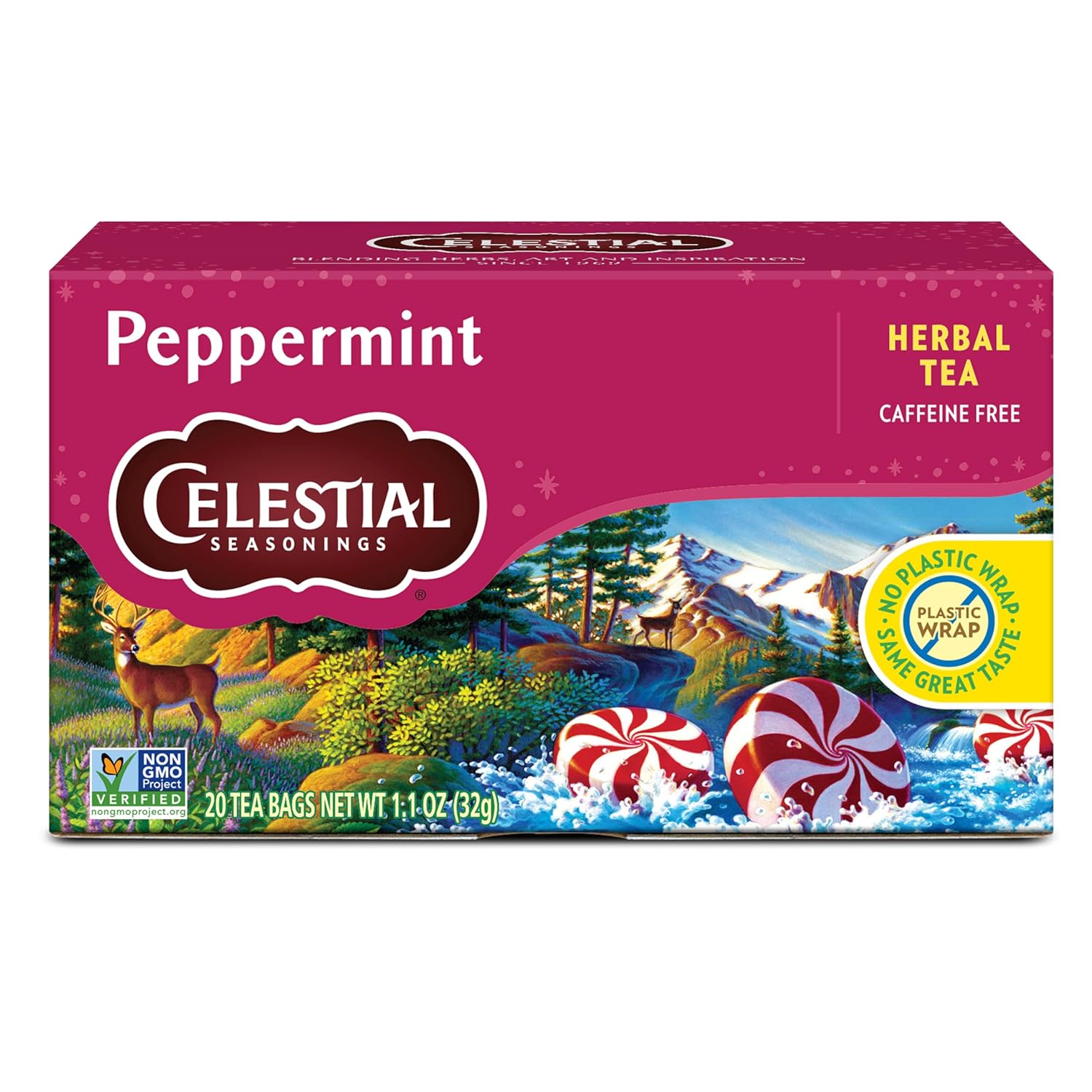 Celestial Seasonings Tea Peppermint 20 ct - Image 2