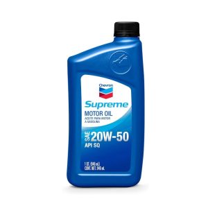 Chevron Supreme Motor Oil 20w50 Conventional 1qt/1ct