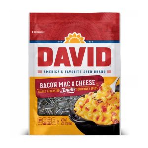 David Bacon Mac & Cheese Jumbo Sunflower Seeds 5.25oz/1ct