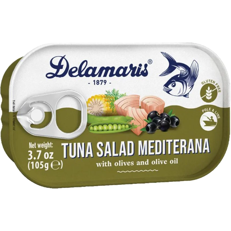 Delamaris Tuna Salad Mediterana 125gr - Image 2