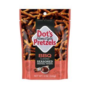 Dots Pretzels BBQ Seasoned Pretzel Twists 5oz Bag