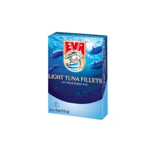Eva Light Tuna Fillets in Vegetable Oil 100gr