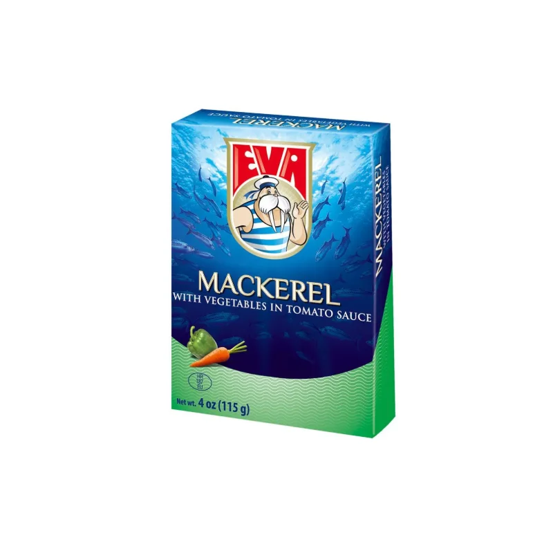 Eva Mackerel with Vegetables in Tomato Sauce 100gr