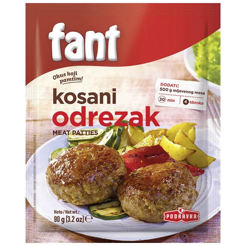 Fant Kosani Odrezak Meat Patties 60gr - Image 2
