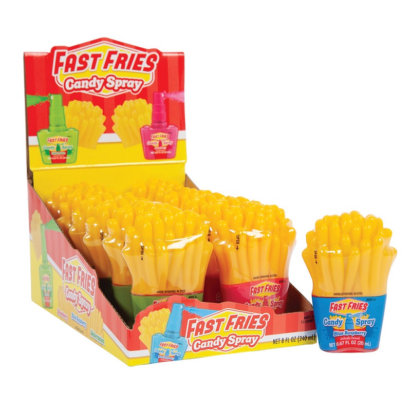 Fast Fries Candy Spray 12ct Display Box