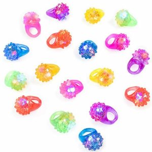 Flashing Jelly Ring 24Pcs
