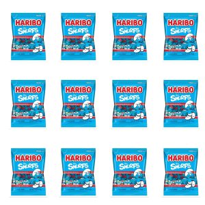 Haribo Gummi Candy, The Smurfs Gold-Bears, 4 Oz Each, Pack of 12