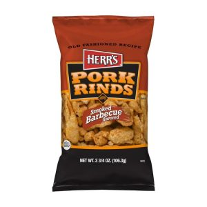 Herrs Pork Rinds Smoked BBQ $2.99 3.75oz Bag