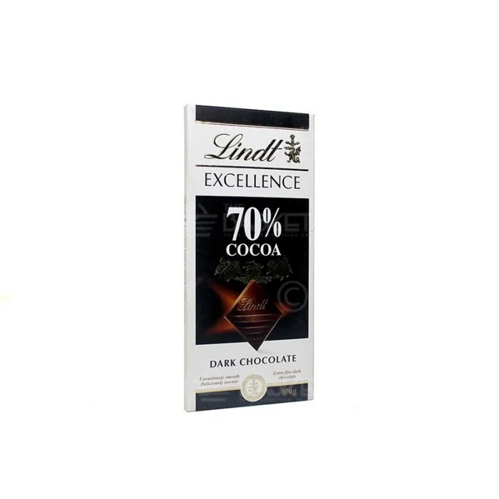 Lindt 70% Cocoa Dark Chocolate 100g - Image 2