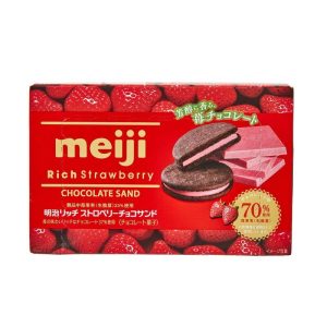 Meiji Rich Strawberry Biscuits 96g(Japan)