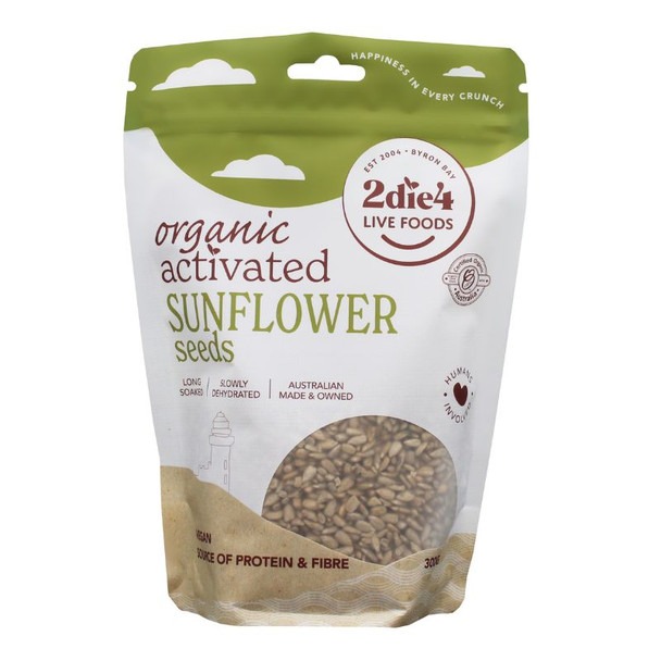Activated Organic Sunflower Seeds 300g ** - Image 2