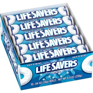 LIFE SAVERS Mint Rolls, PEP O MINT, 8.4 Oz each