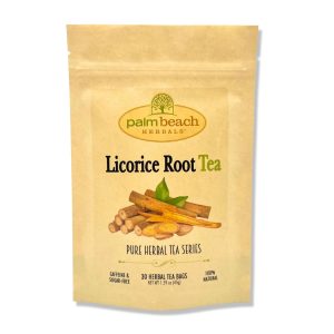 Palm Beach Medicinal Herbs Licorice Root Tea Pure Herbal Tea Series 30 Teabags