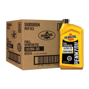 Pennzoil Synthetic Motor Oil 0w-20 1qt/6ct Box