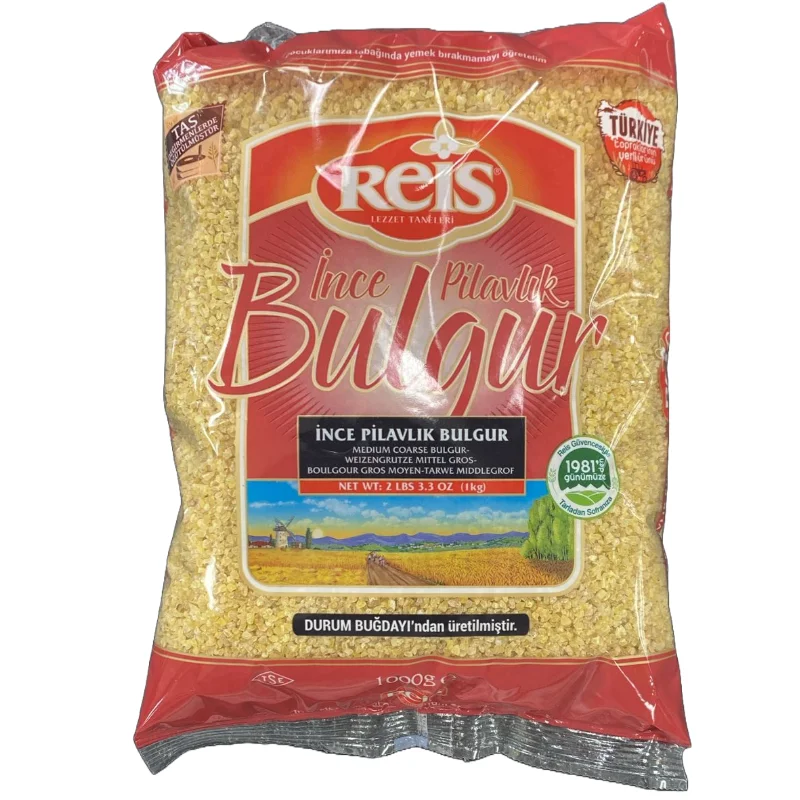 Reis Medium Coarse Bulgur (Ince Pilavlik Bulgur) 1000gr - Image 2