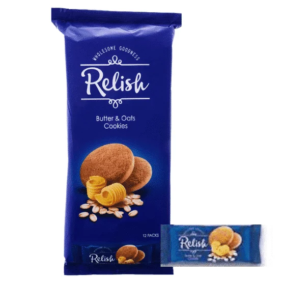 Relish Butter & OATS Cookies (12 pack) 504GM - Image 2