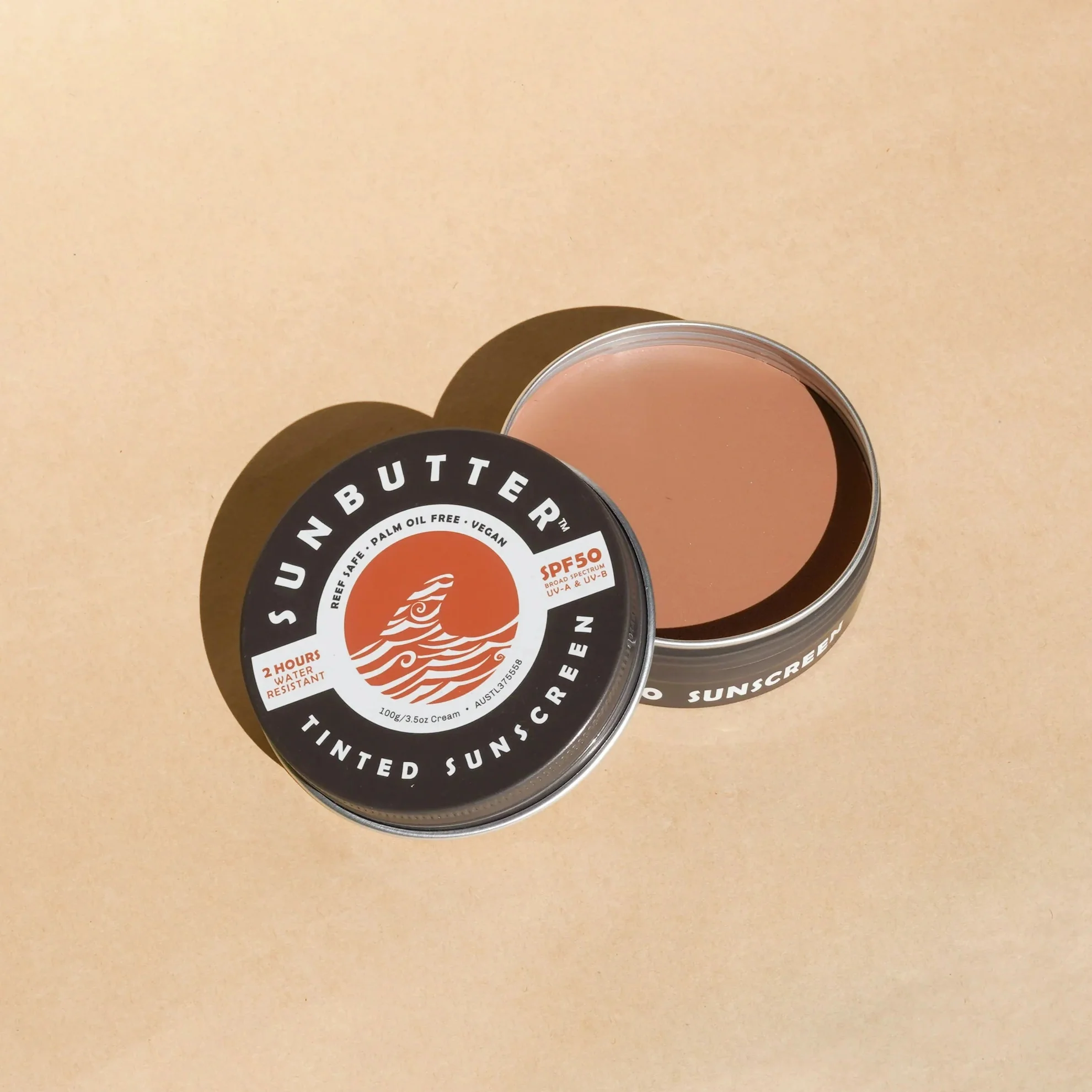 SUNBUTTER TINTED SPF50 Reef Safe Sunscreen - Image 2
