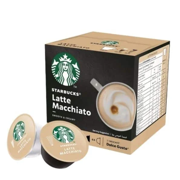 STARBUCKS Latte Macchiato Dolce Gusto 6ps x 6ps 129gm - Image 2