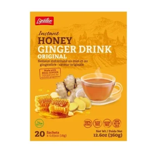 lipatea Instant Honey Ginger Drink | 12.6oz (360g)