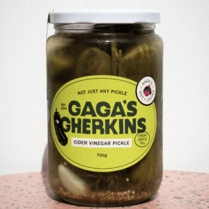 Gaga’s Cider Vinegar Pickle Gherkins 700g