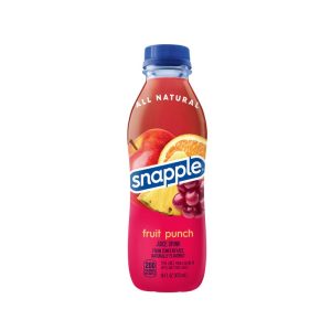 Snapple Fruit Punch Juice Drink 16oz/12pk Case