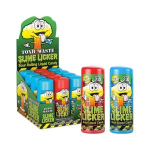 Toxic Waste V2.0 Sour Slime Licker Blue Raz & Strawberry 2oz/12pk Box