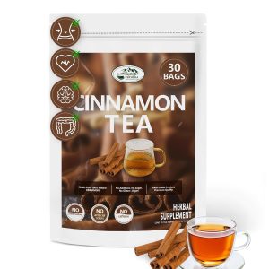 Veyorra Cinnamon Tea Bags Natural & Pure Cinnamon Bark Herbal Tea No Caffeine 30 Bags