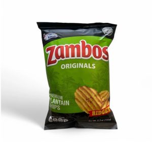 Zambos Ridged Premium Plantain Chips Original 5.3oz