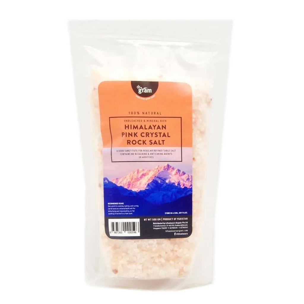 Dr Gram Himalayan Pink Crystal Rock Salt 500g - Image 2