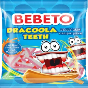 Bebeto Dracoola Teeth Jelly Sweets (80g)