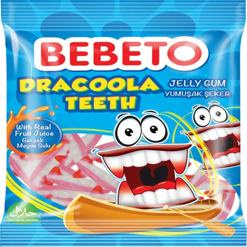 Bebeto Dracoola Teeth Jelly Sweets (80g)