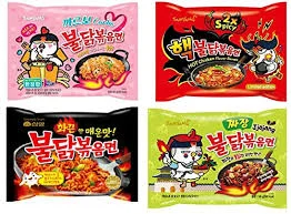 Samyang noodles single pack 140gm 4pcs