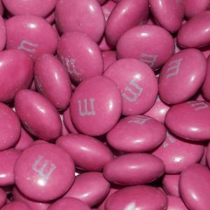 M&M Pink 2 Lb Single Color Bulk Girl Themed