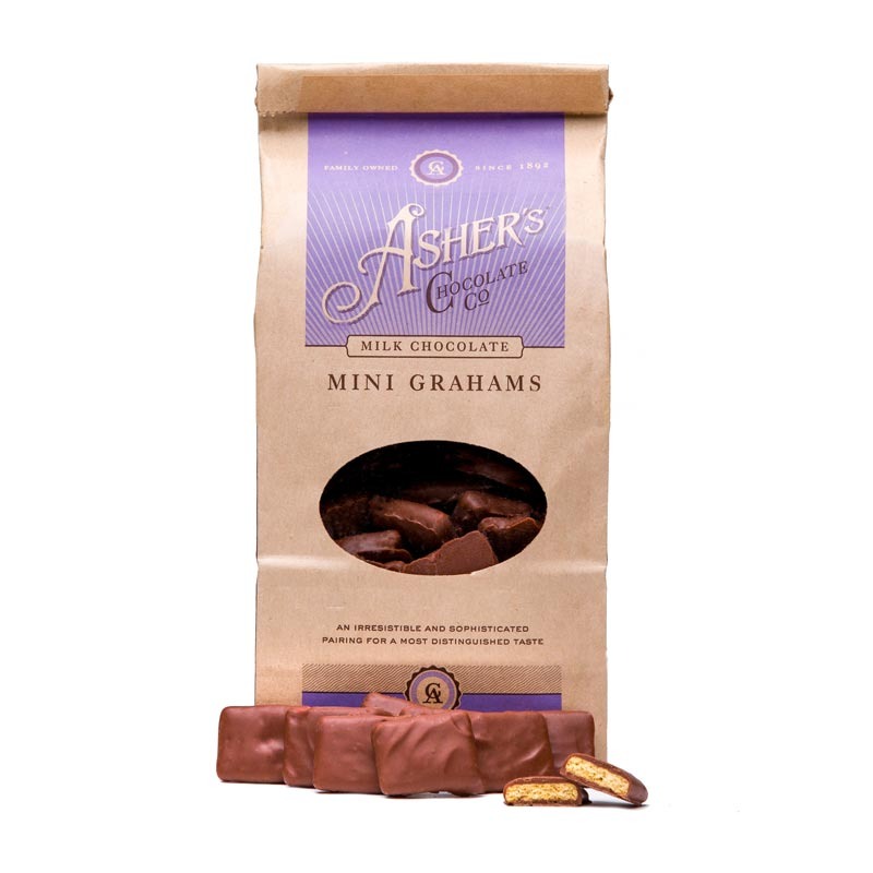 Asher’s Milk Chocolate Mini Graham Gift Bag 6 oz 6 Pack - Image 2