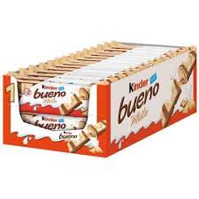 Kinder Bueno White 30 Count 1.37 Ounce Each Tray