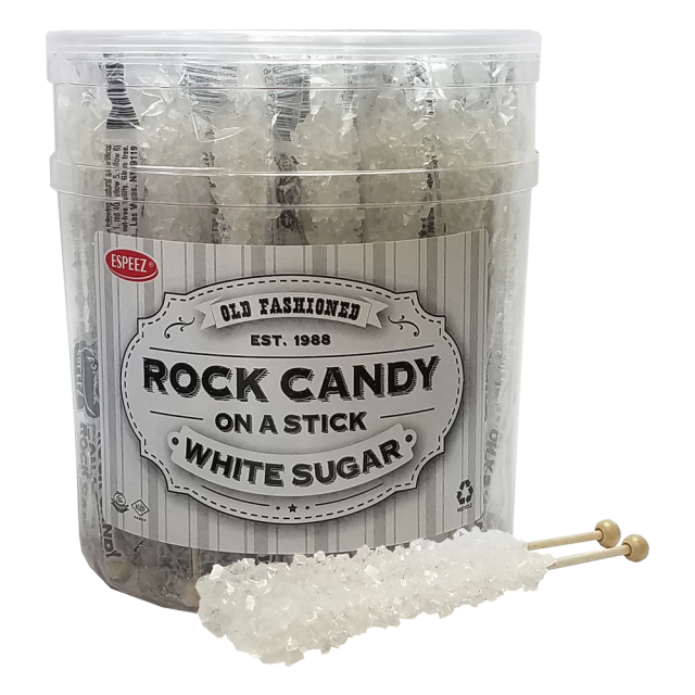 Espeez Orange Rock Candy On a Stick Jar 36 ct 6.5 “ - Image 2
