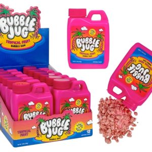 Bubble Jug Tropical Fruit Bubble Gum 12 count