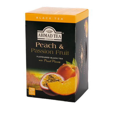 Ahmad Peach & Passion Fruit Black Tea (40g)