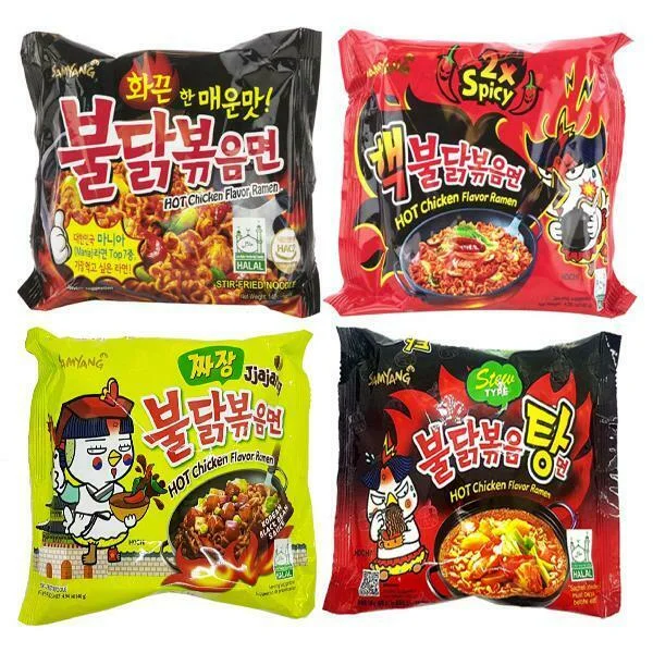 Samyang noodles single pack 140gm 4pcs - Image 2